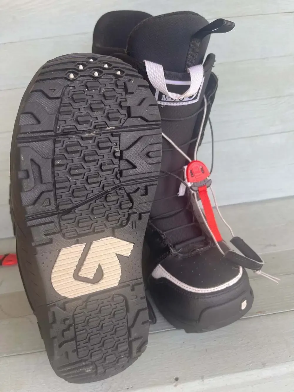 Burton Moto Snowboard Boots Black Men's Size 8